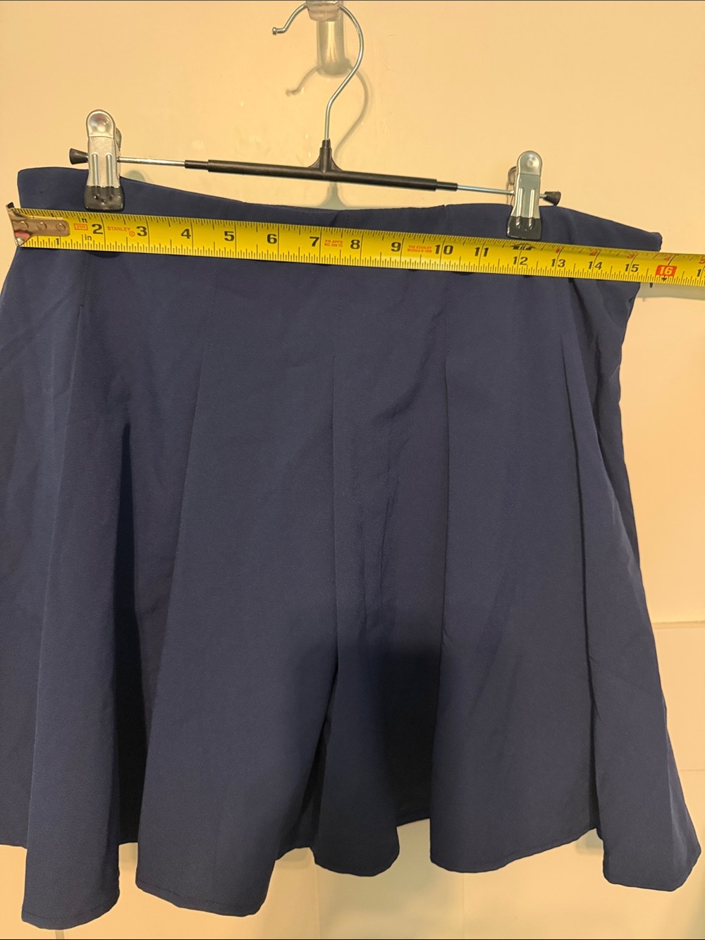 J. Crew Navy Pleated Circle Athletic Built In Shorts Tennis Pickleball Skirt - Picture 9 of 10